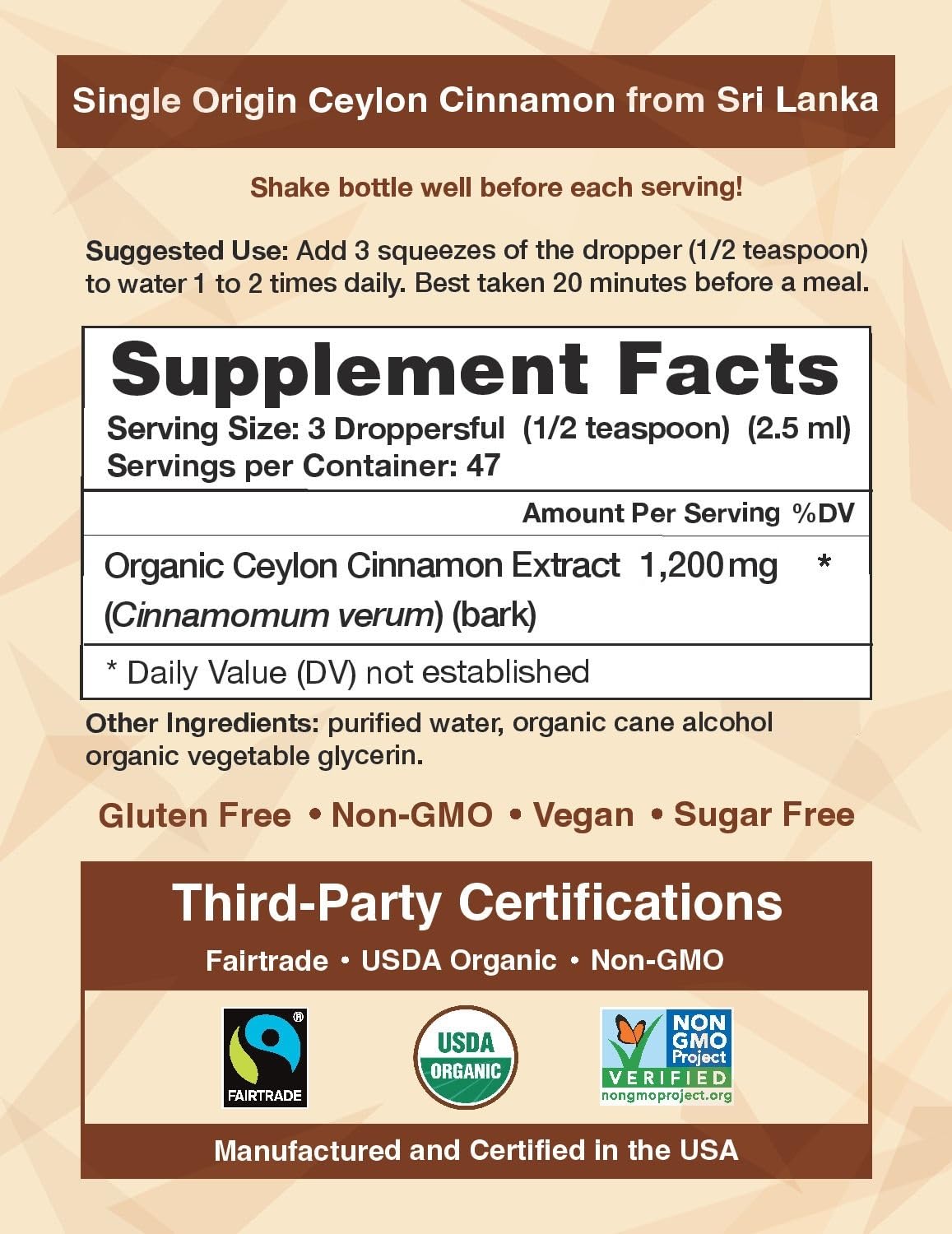 Ceylon Cinnamon Shop Liquid Ceylon Cinnamon Extract 241g lifestyle image