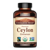 Ceylon Cinnamon Shop Organic Ceylon Cinnamon Capsules front view