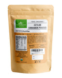 CEYLONFLAVORS FRESH AND PURE Organic Ceylon Cinnamon Powder front view