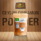 CEYLONFLAVORS FRESH AND PURE Organic Ceylon Cinnamon Powder packaging
