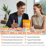 CFHQXSZ Pumpkin Seed Oil Softgels with a measuring spoon
