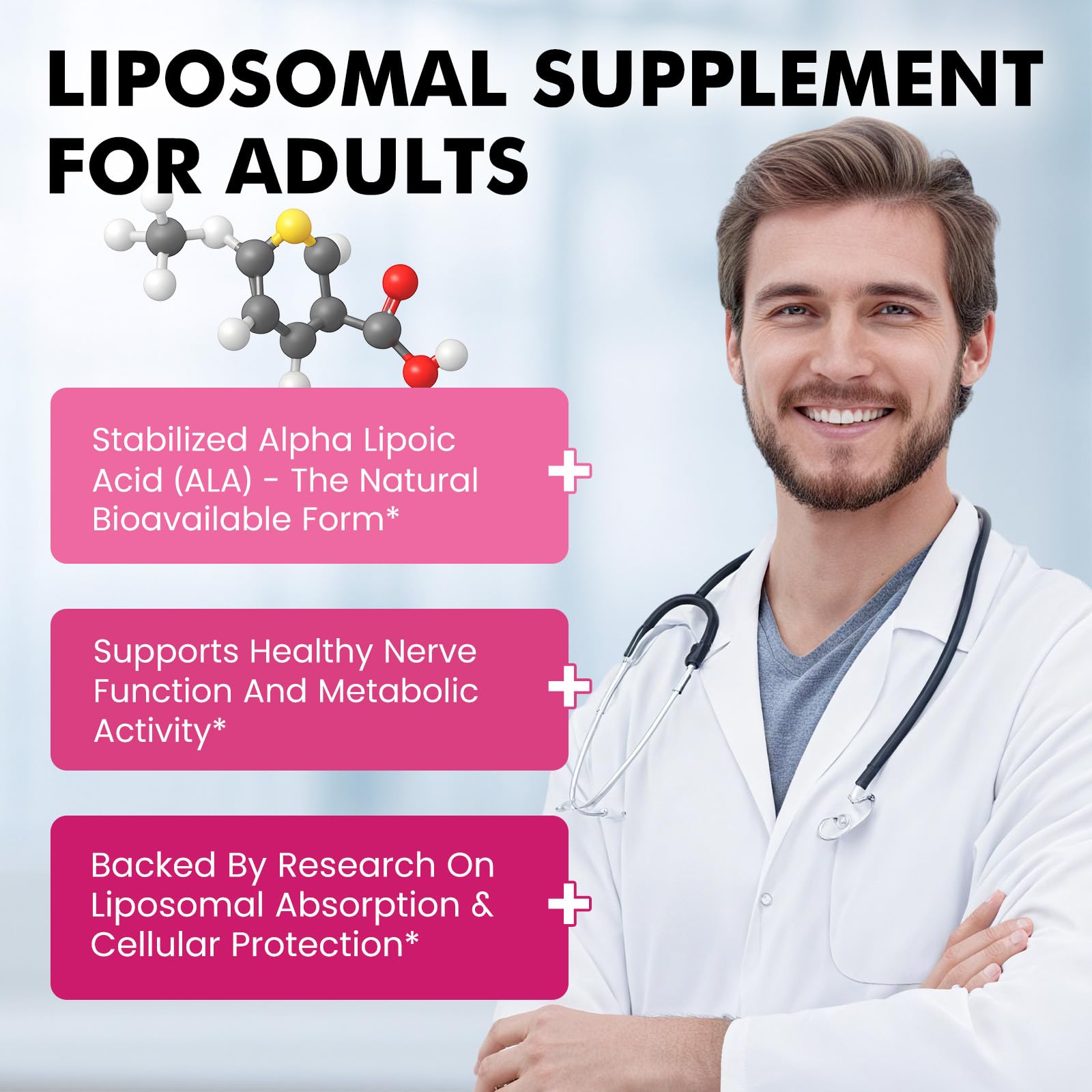 CFILIHTC Alpha Lipoic Acid 600mg liquid drops dropper close-up