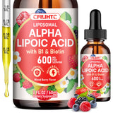 CFILIHTC Alpha Lipoic Acid 600mg liquid drops front view with mixed berry flavour