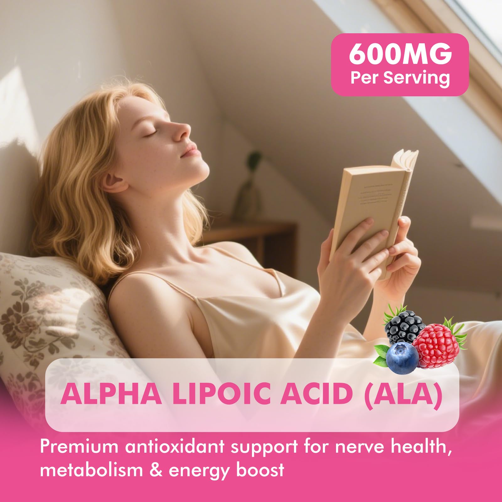CFILIHTC Alpha Lipoic Acid 600mg liquid drops in a lifestyle setting