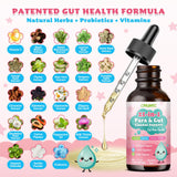 CFILIHTC Herbal Gut Cleanse for Kids 150g bottle on a kitchen counter