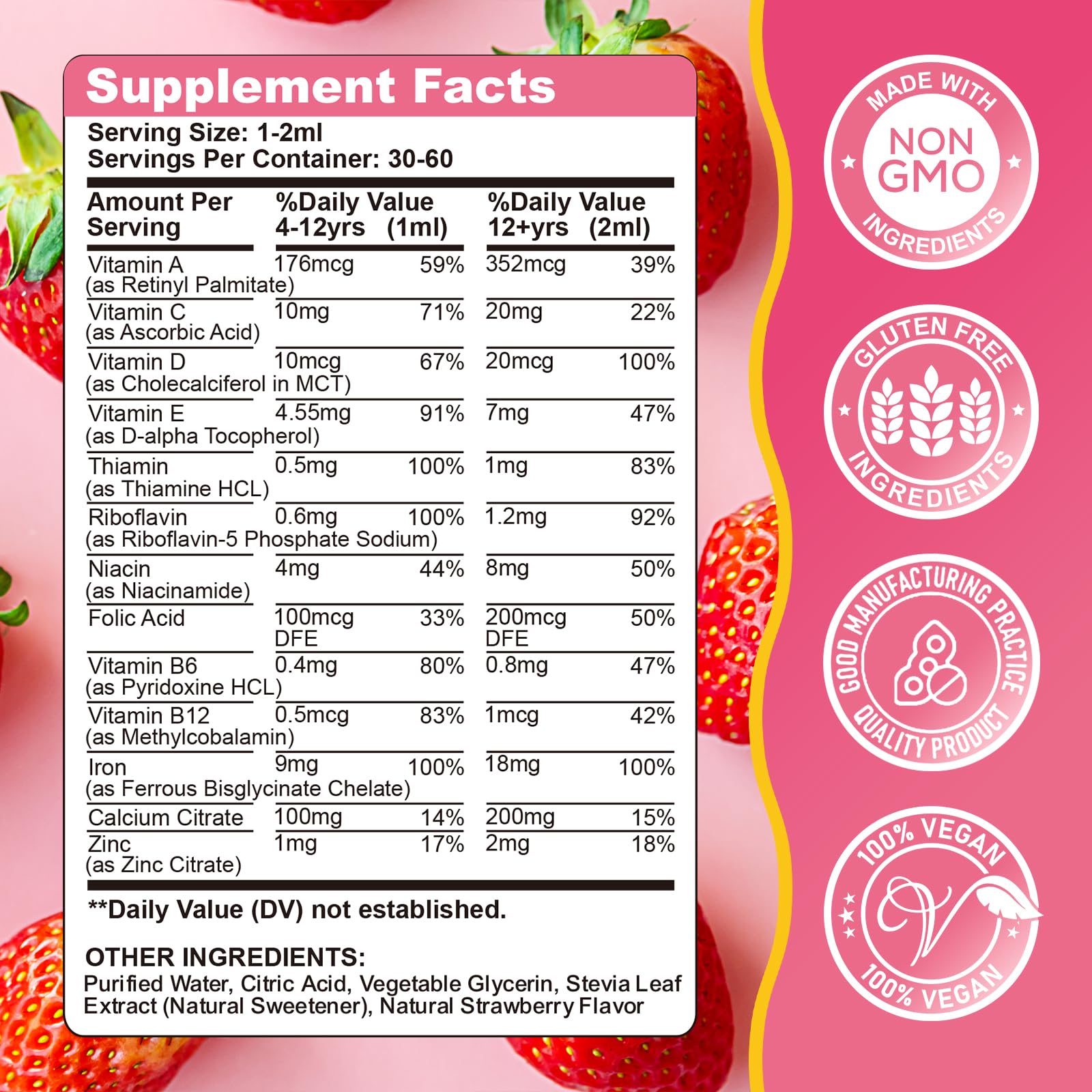 CFILIHTC Iron Drops with children's vitamins