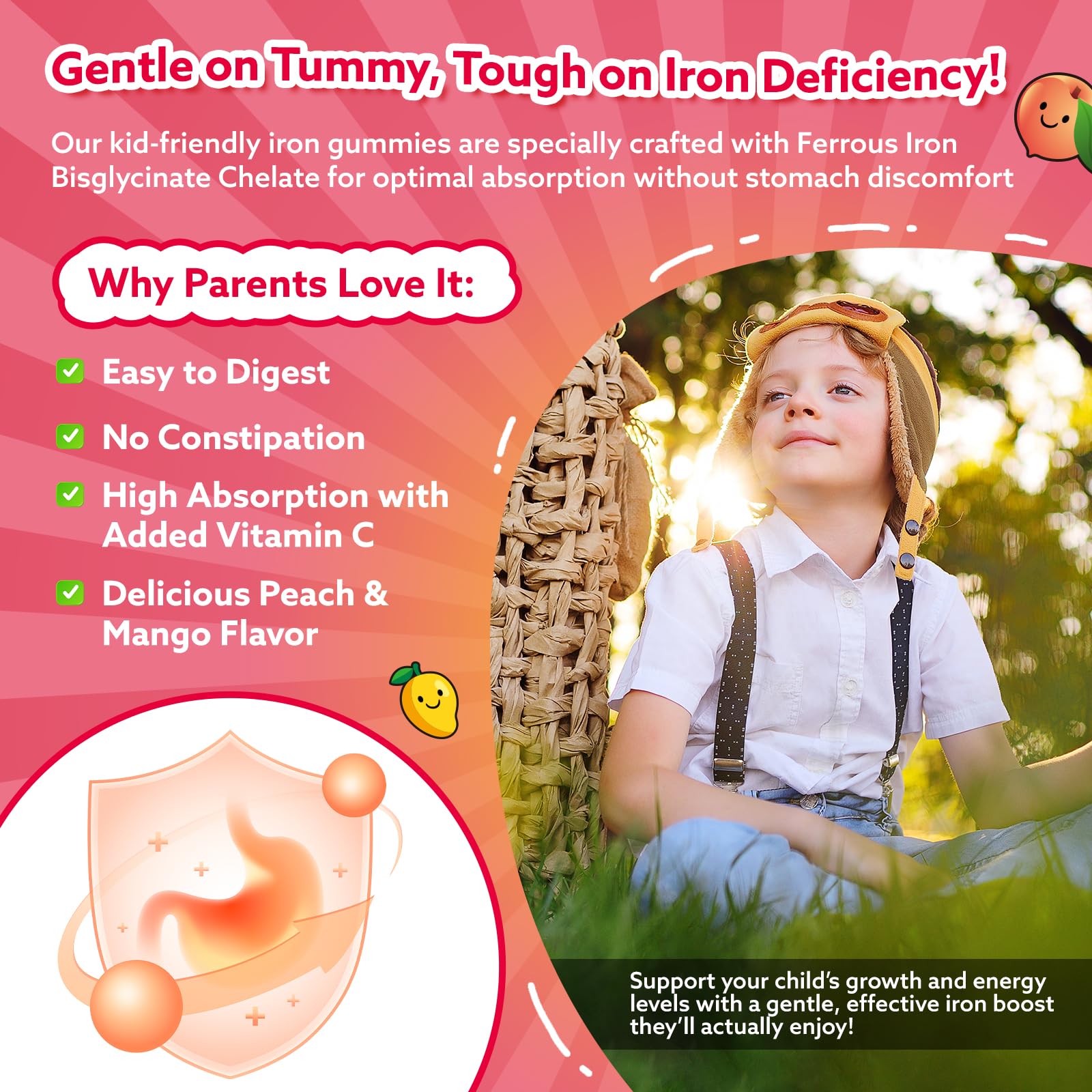 CFILIHTC Iron Gummies nutritional information