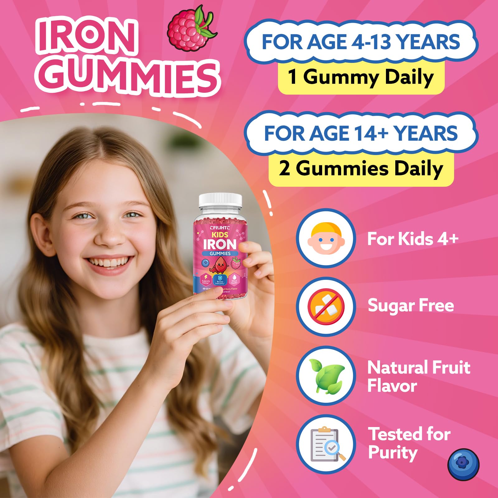 CFILIHTC Iron Gummies side view
