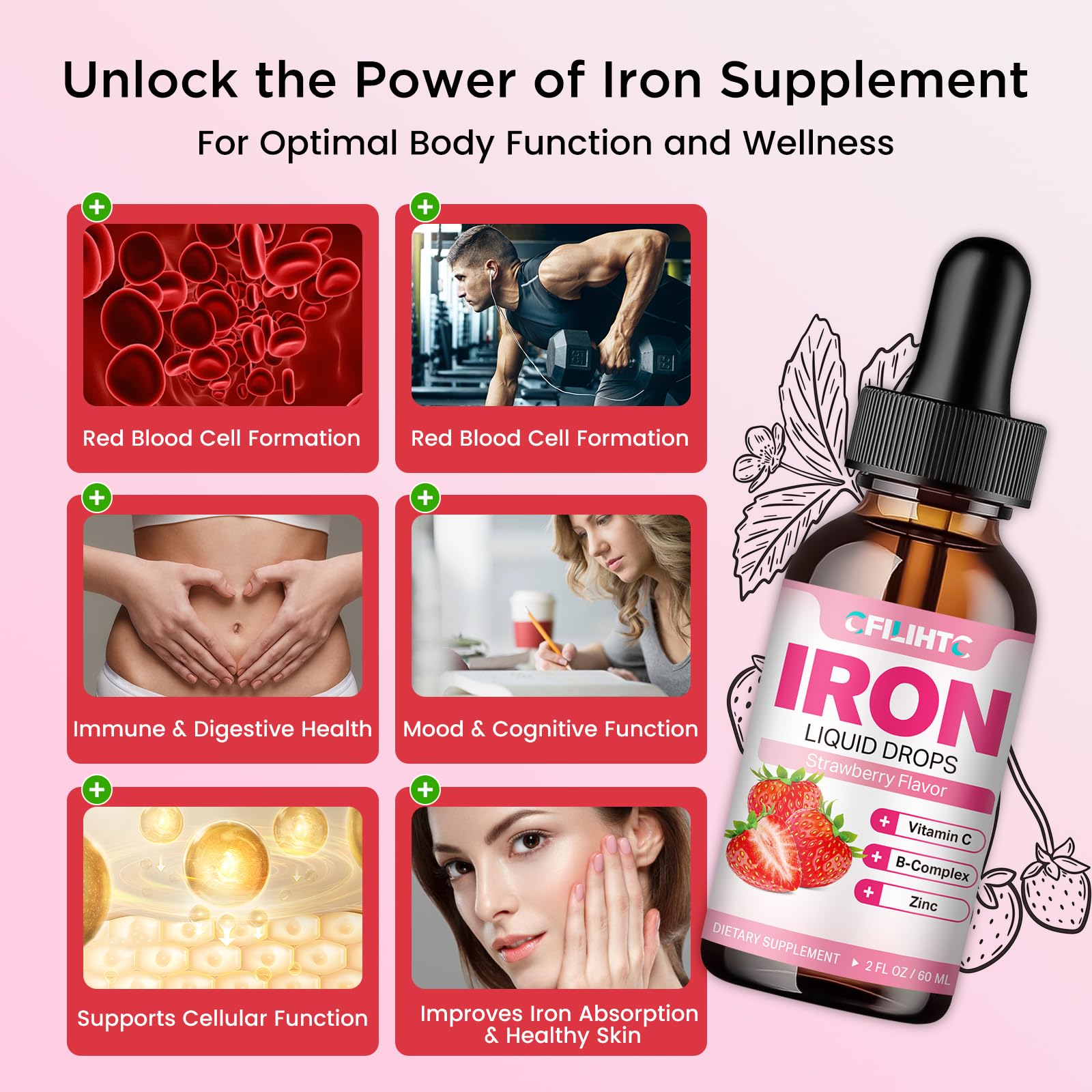 CFILIHTC Iron Liquid Drops with dropper