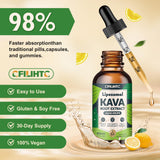 CFILIHTC Kava Kava Liquid Drops 150g dropper close-up