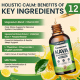 CFILIHTC Kava Kava Liquid Drops 150g ingredients list