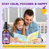 CFILIHTC Kids Magnesium Liquid Drops 200mg back view