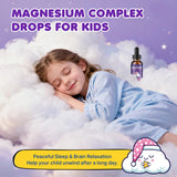 CFILIHTC Kids Magnesium Liquid Drops bottle back view