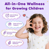 CFILIHTC Kids Magnesium Liquid Drops in a glass of water