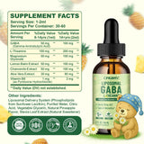 CFILIHTC Liposomal GABA L-Theanine Drops packaging and dosage instructions