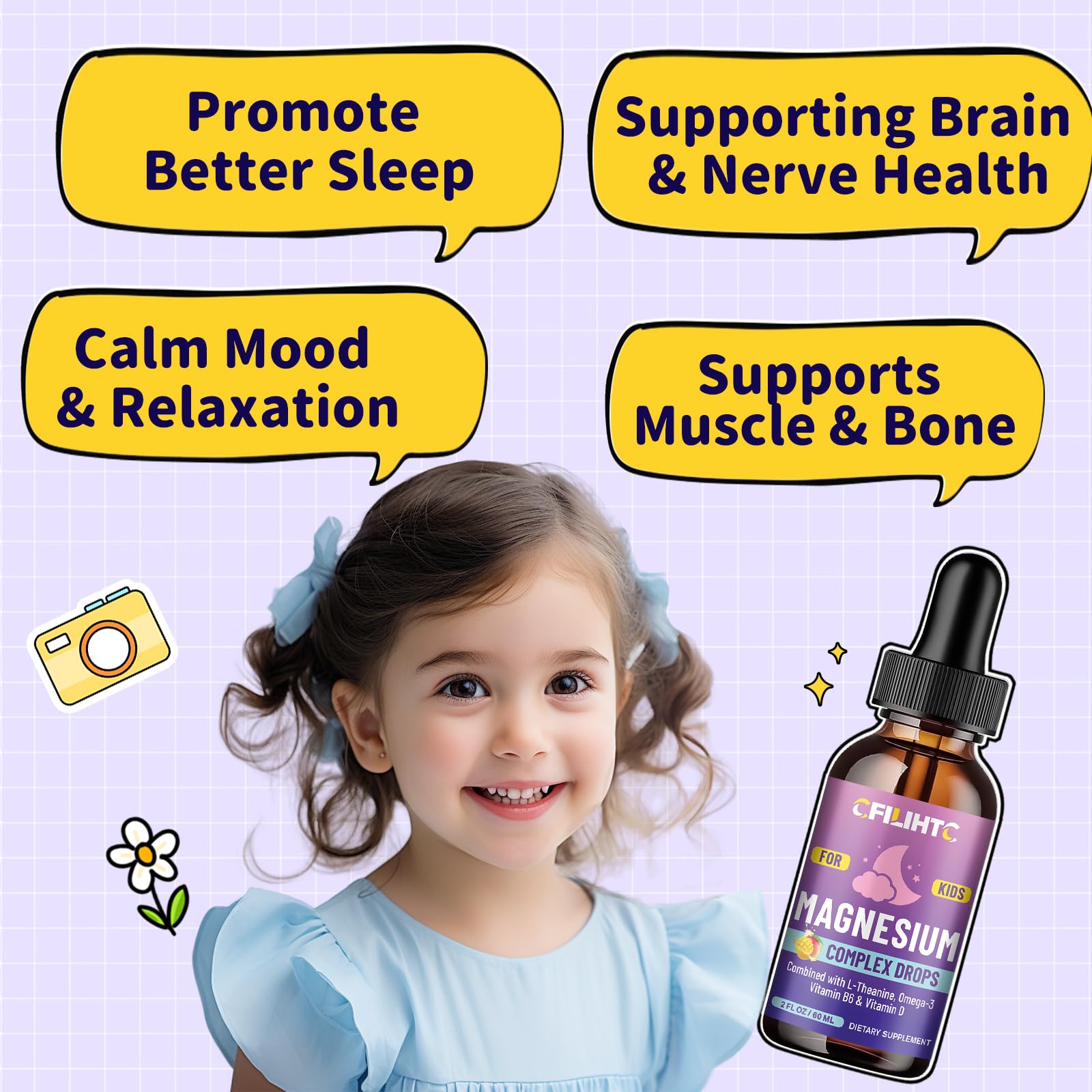 CFILIHTC Magnesium Glycinate Liquid Drops 150g ingredients list