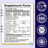 CFILIHTC Magnesium Glycinate Liquid Drops ingredients list on back