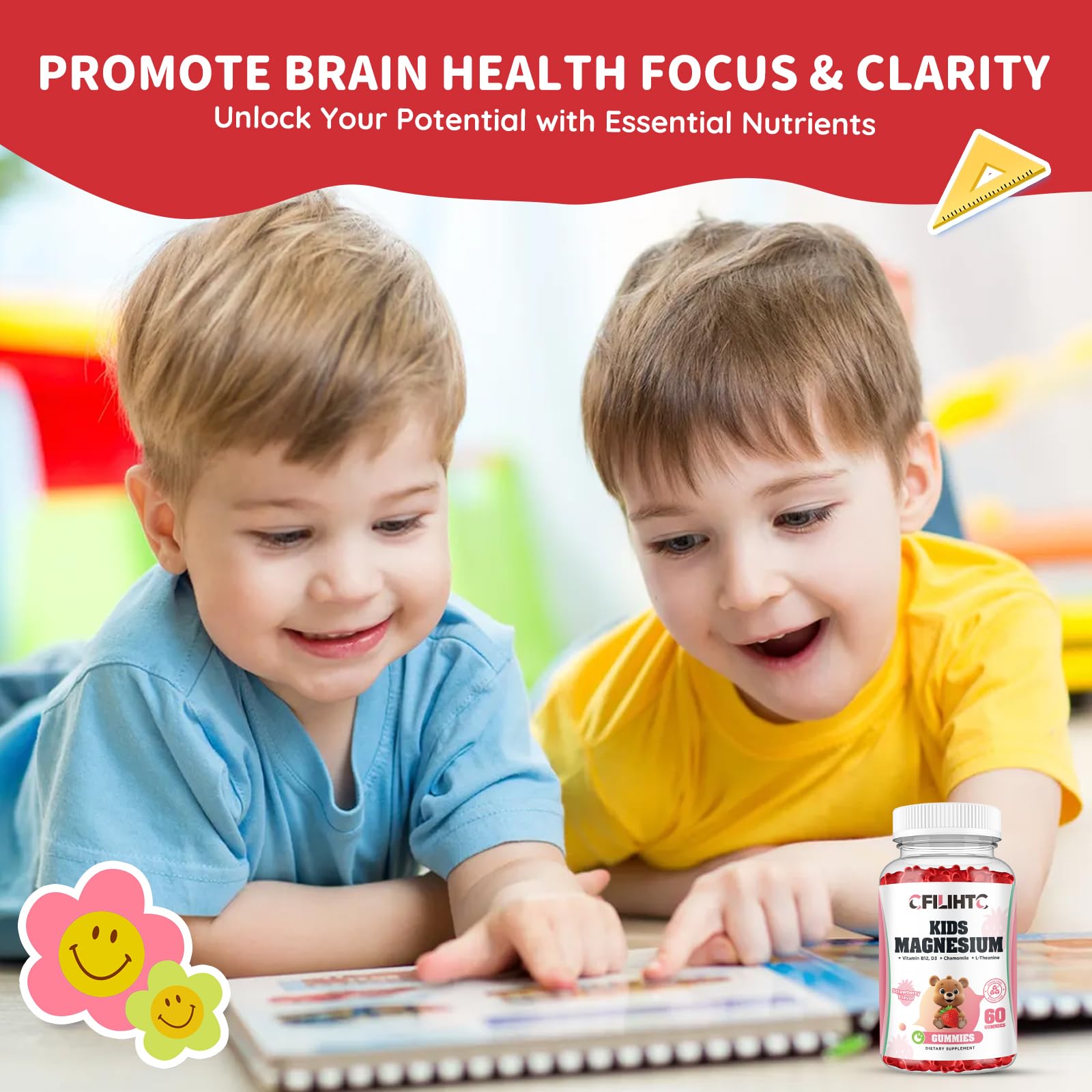 CFILIHTC Magnesium Gummies for kids and adults