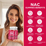 CFILIHTC NAC gummies side view with nutritional information