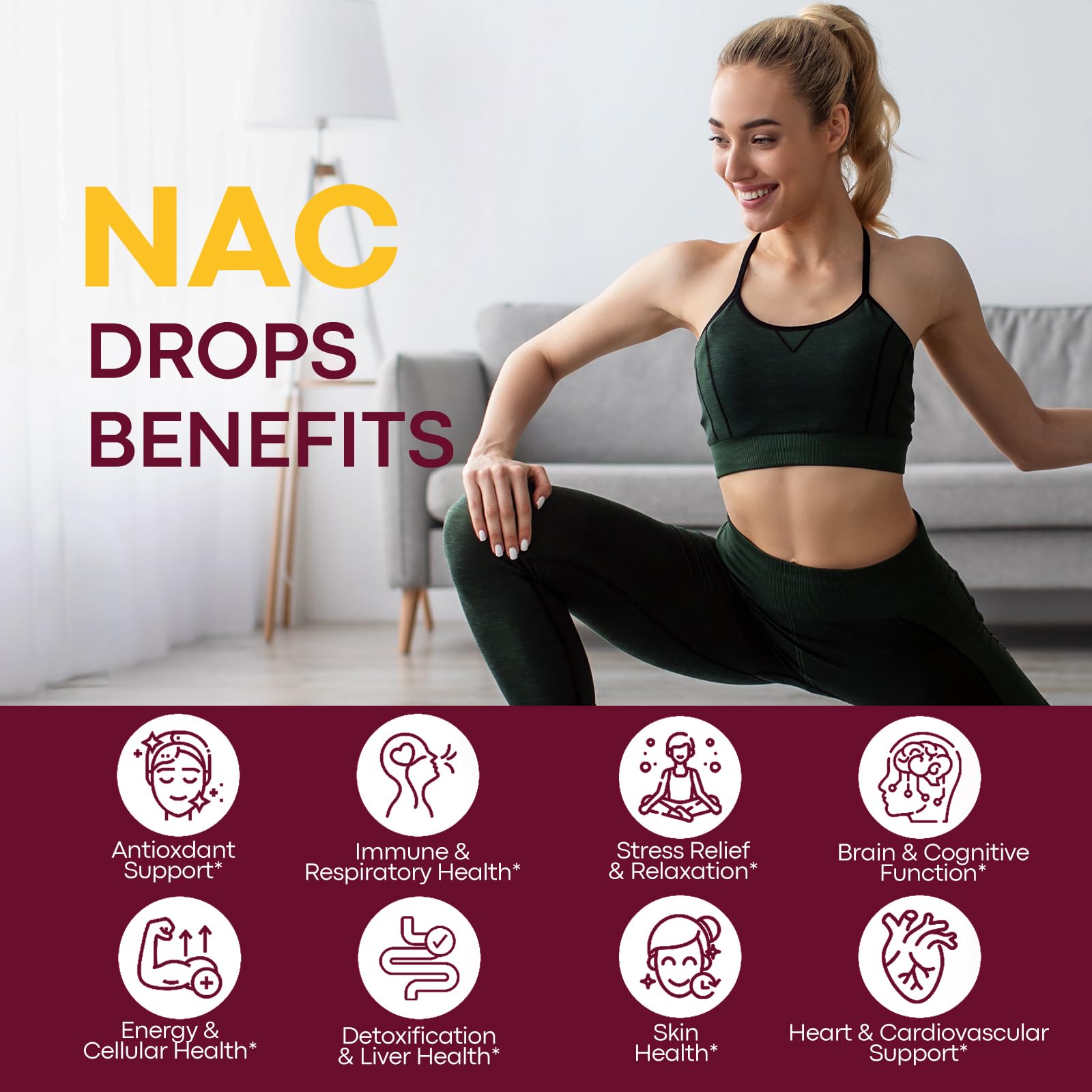 CFILIHTC NAC Supplement Liquid Drops 600mg packaging