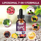 CFILIHTC NAC Supplement Liquid Drops 600mg side view