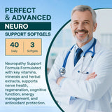 CFILIHTC Neuropathy Supplement softgels in hand