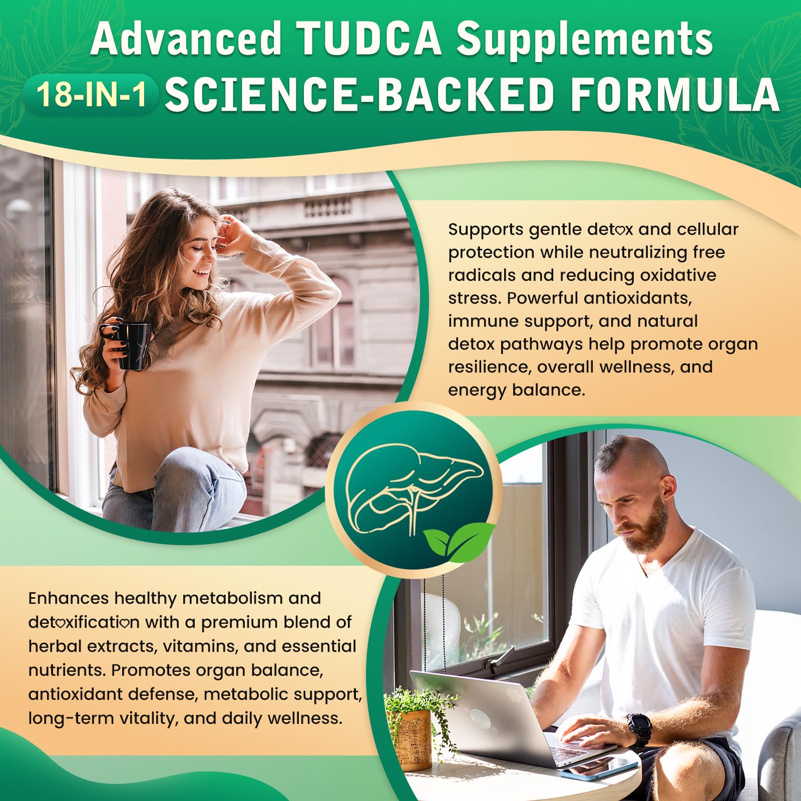 CFILIHTC TUDCA Liquid Liver Extract 1200mg back view
