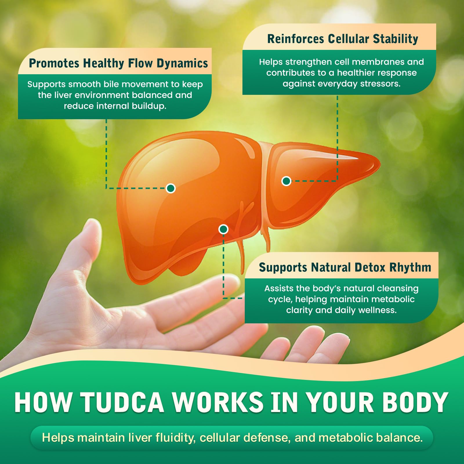 CFILIHTC TUDCA Liquid Liver Extract 1200mg with measuring dropper