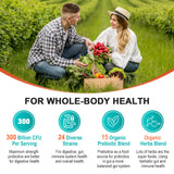Cfuful Probiotics 300 Billion CFU supplement with measuring spoon