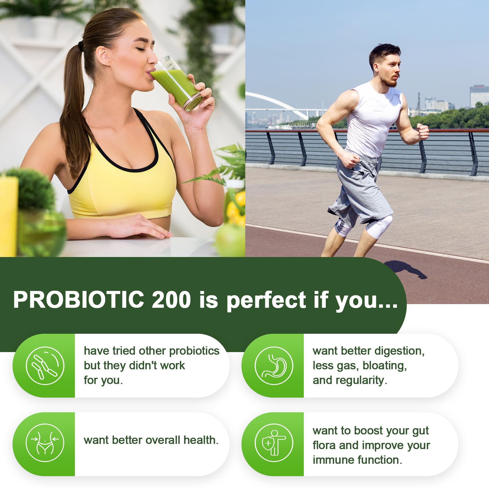 Cfuful Probiotics bottle with natural ingredients around it