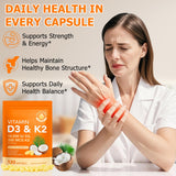 CFXYHNOX Vitamin D3 K2 Softgels 10,000 IU close-up of softgel