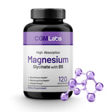 CGMLABS Magnesium Glycinate 132g front view