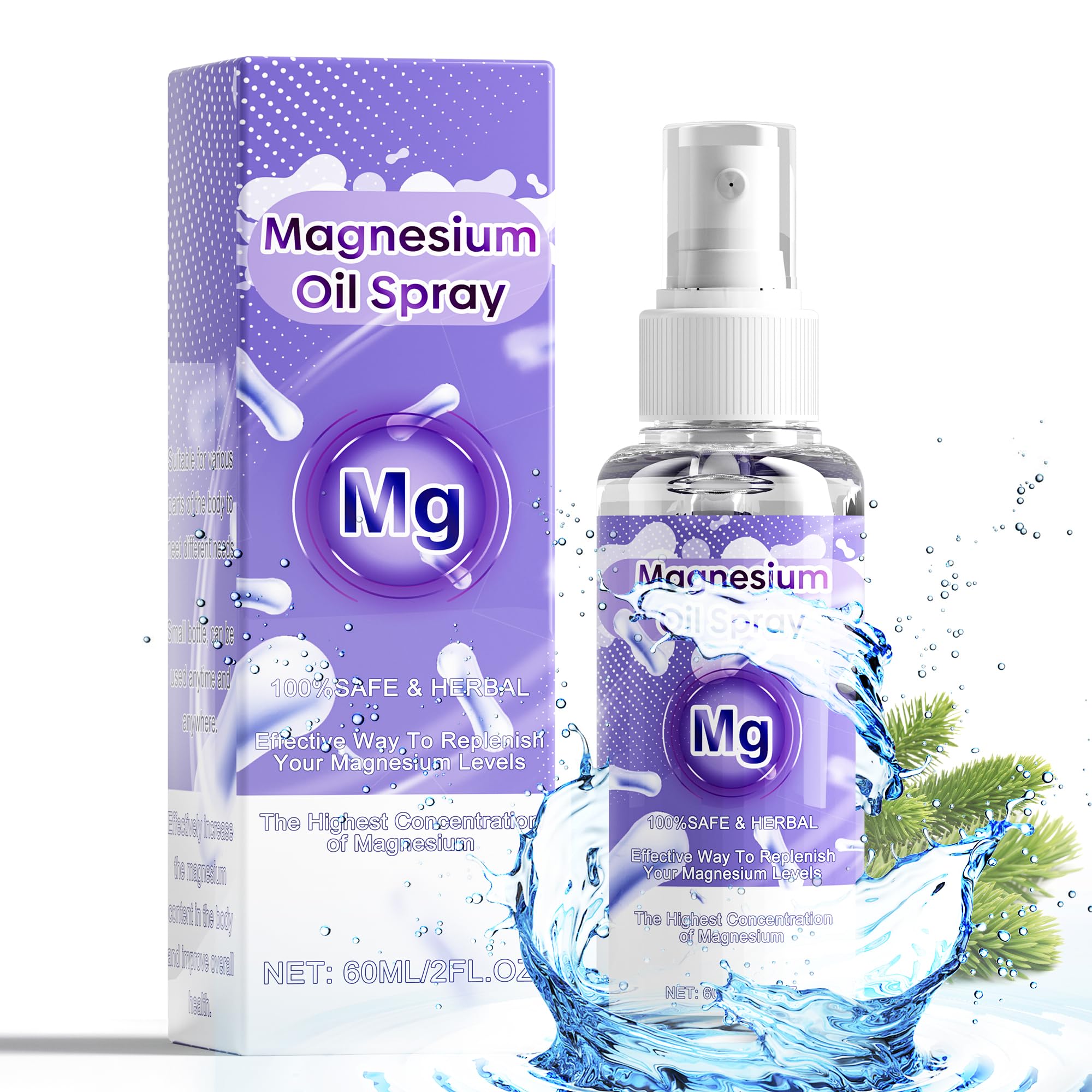 Chamex Pure Magnesium Oil Spray 109g front view