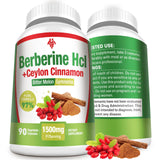 CHANUBITO 5 in 1 Purity Berberine Herbs Supplement front view
