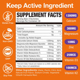 CHANUBITO Calcium Magnesium Zinc Gummies with serving suggestion