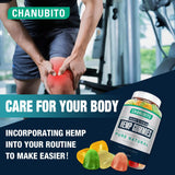 CHANUBITO Organic Hemp Gummies packaging side view