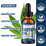 CHANUBITO Organic Hemp Oil 30ml lifestyle scene