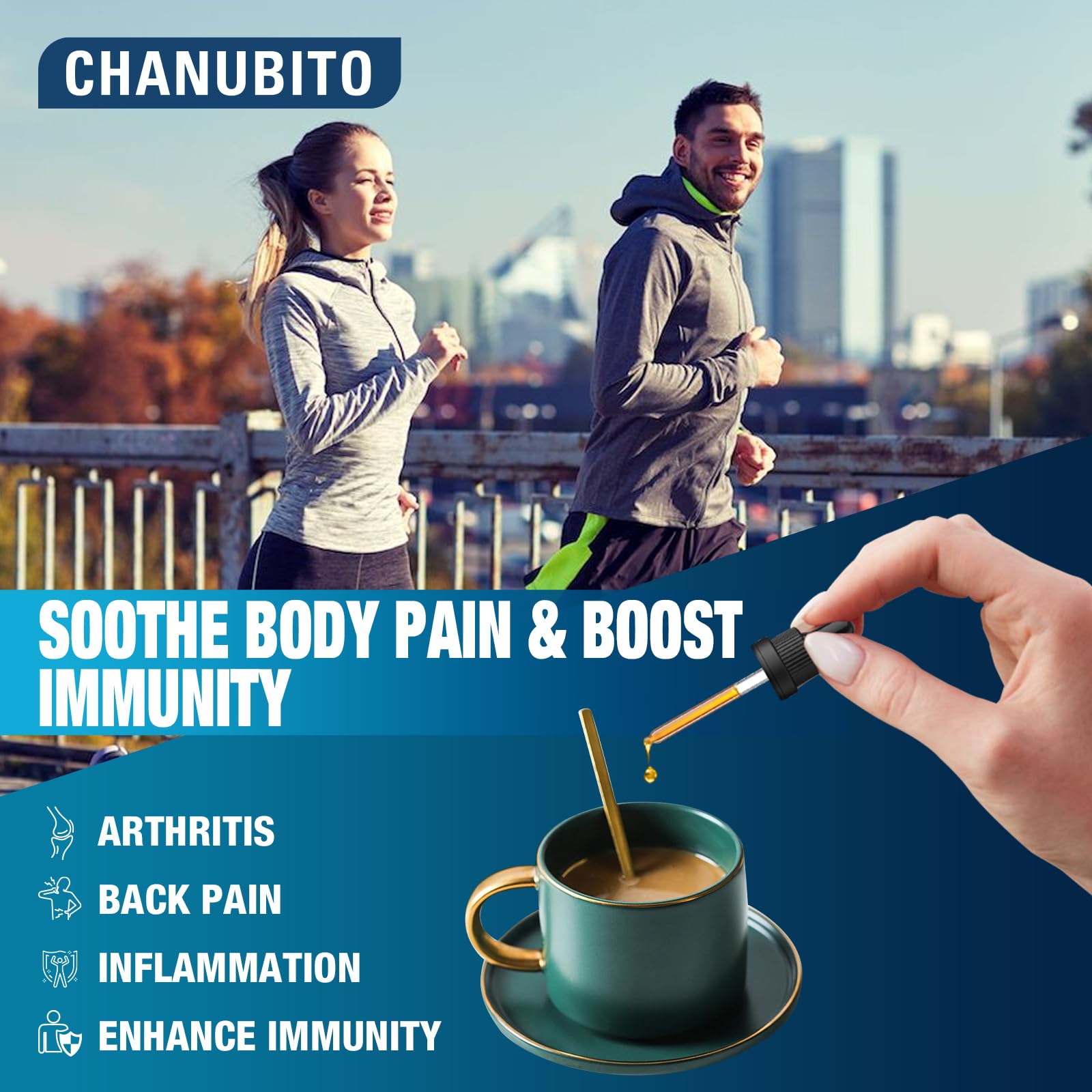 CHANUBITO Organic Hemp Oil 30ml with dropper