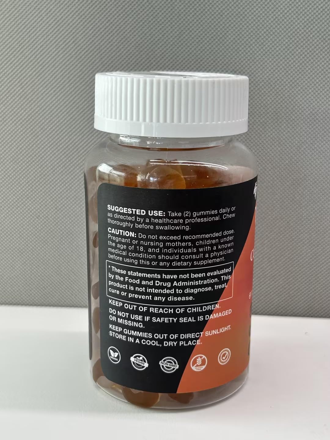CHANUBITO Turmeric Gummies displayed with a few gummies out of the pack