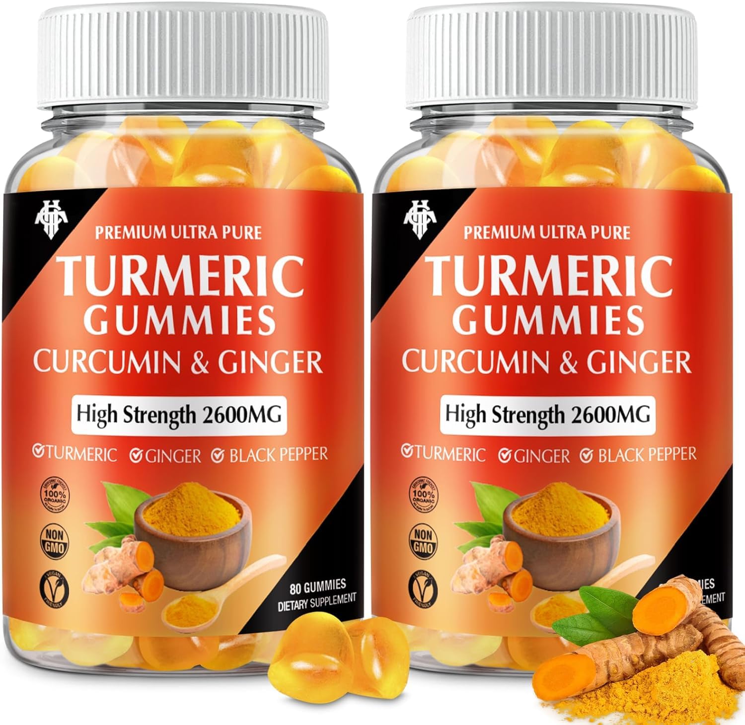 CHANUBITO Turmeric Gummies front view packaging