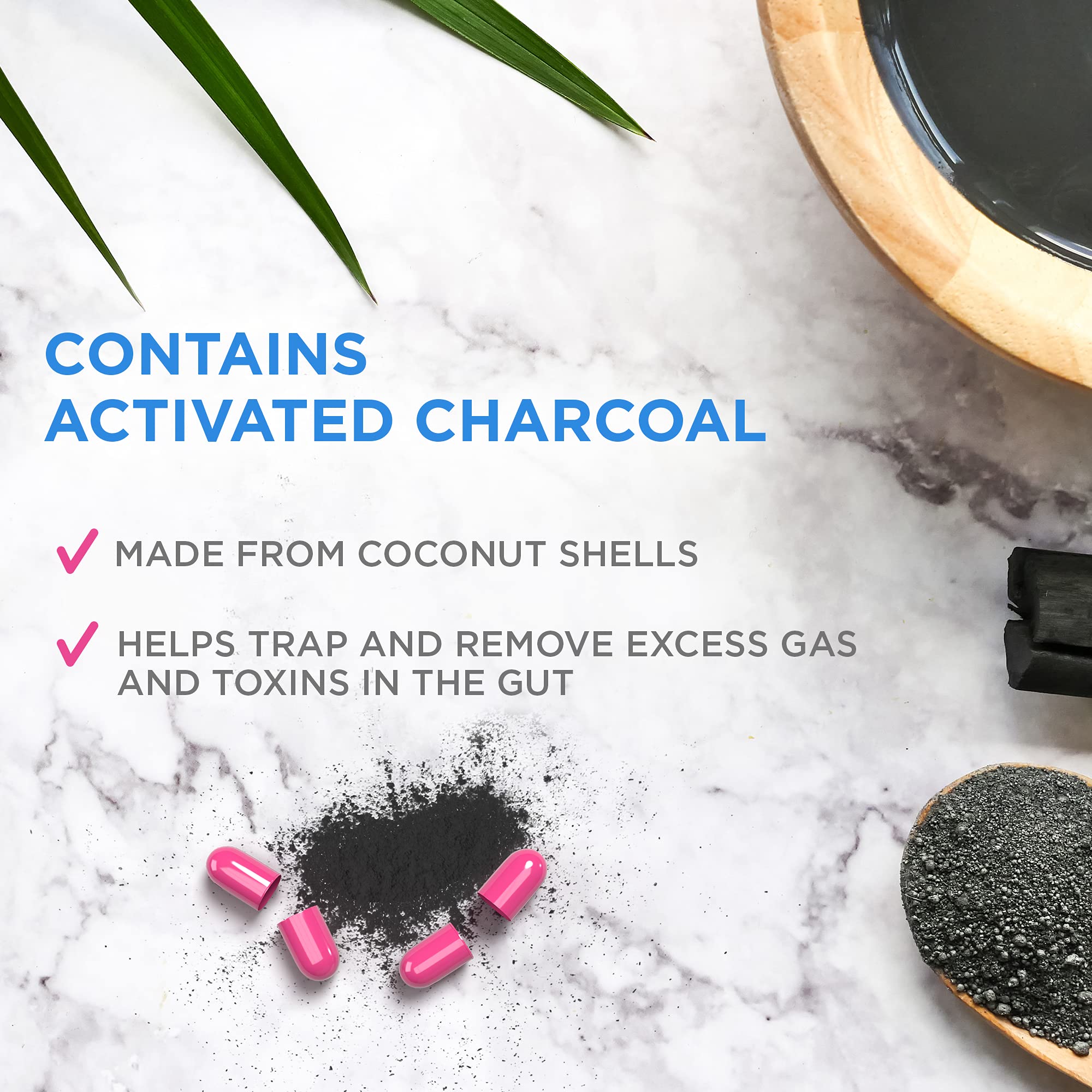 Charcocaps packaging with ingredients list