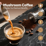 CHATTER PAWS Organic Mushroom Coffee 180g packaging details