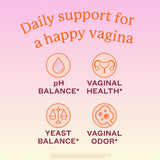 Cheeky Bonsai Vaginal Probiotic Capsules back view with ingredient list
