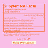 Cheeky Bonsai Vaginal Probiotic Capsules opened showing contents