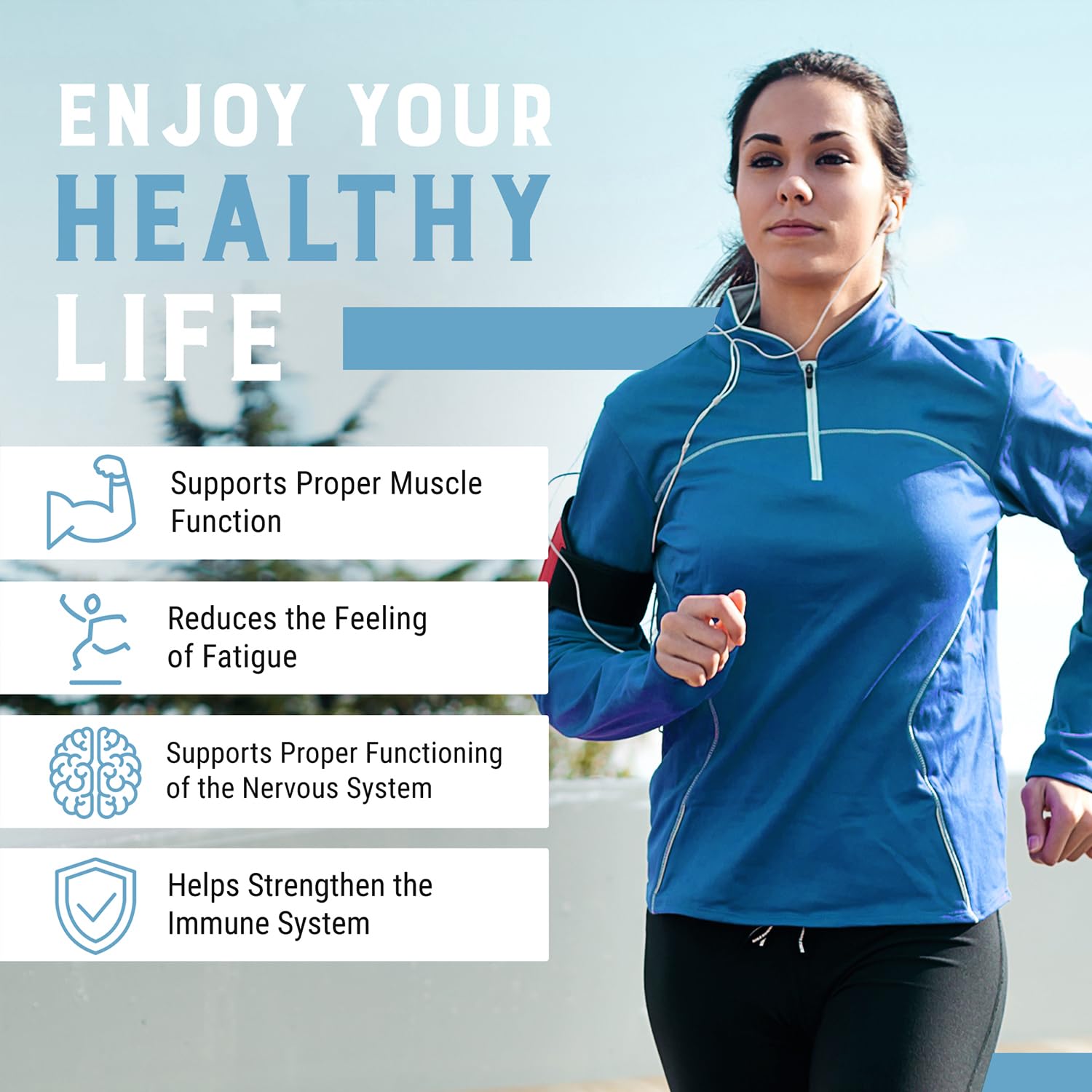 CHEERS Magnesium Citrate capsules in a hand