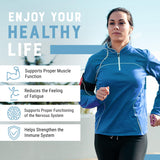 CHEERS Magnesium Citrate capsules in a hand