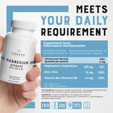 CHEERS Magnesium Citrate ingredients list on packaging