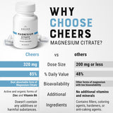 CHEERS Magnesium Citrate product with a measuring spoon