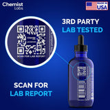 Chemist Labs Methylene Blue 1% Liquid Supplement side view
