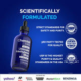 Chemist Labs Methylene Blue 2% Liquid Supplement graduated dropper close-up